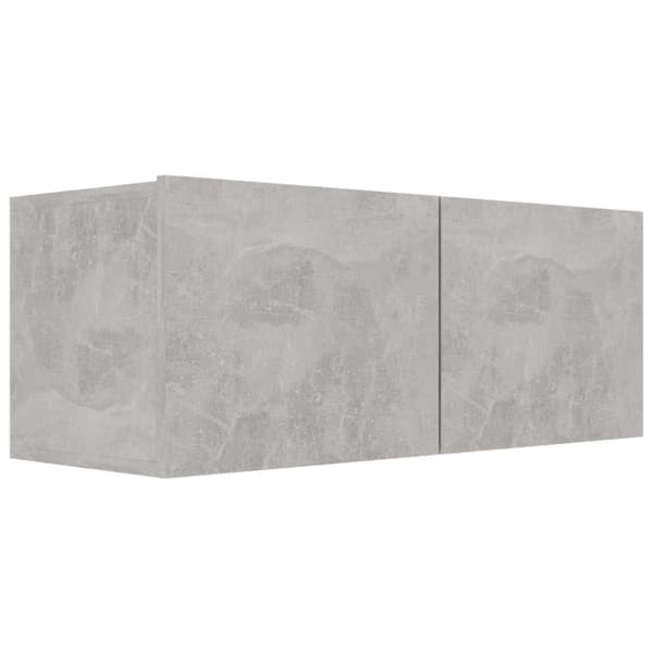 vidaXL TV-benk betonggrå 80x30x30 cm konstruert tre