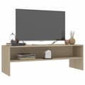 Miniatyrbilde 3 av 8: vidaXL TV-benk sonoma eik 120x40x40 cm sponplate