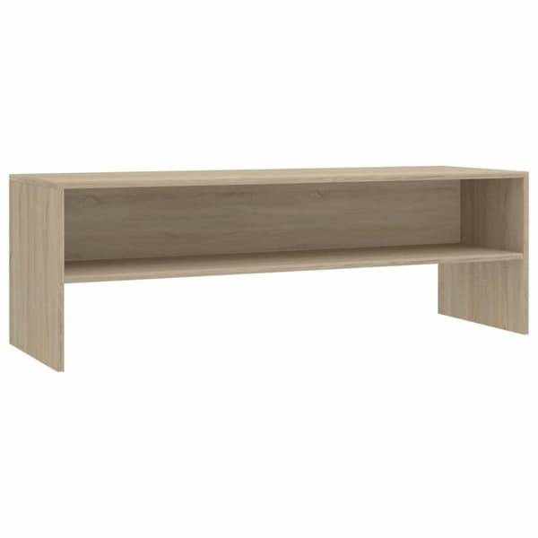 vidaXL TV-benk sonoma eik 120x40x40 cm sponplate