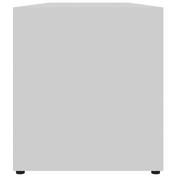 vidaXL TV-bänk vit 120x34x37 cm spånskiva