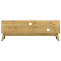 Miniatyrbillede 5 af 9: vidaXL tv-bord 120x30x42 cm udskåret design træ brun