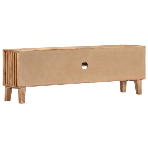 vidaXL TV-bänk 130x30x45 cm massivt akaciaträ