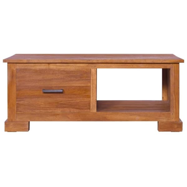 vidaXL TV-taso 90x50x37 cm täysi tiikki