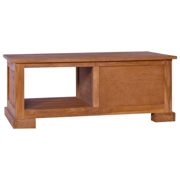 vidaXL TV-taso 90x50x37 cm täysi tiikki