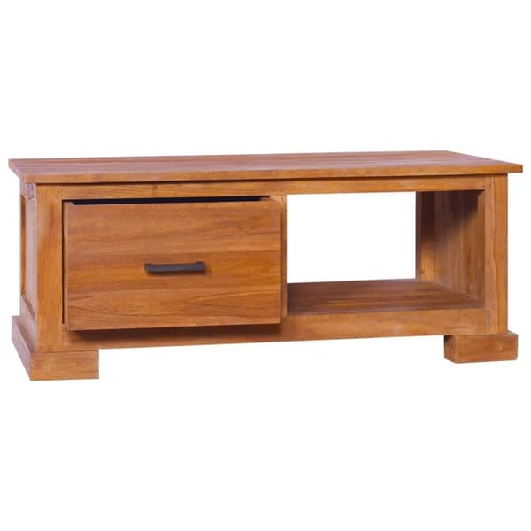 vidaXL TV-taso 90x50x37 cm täysi tiikki