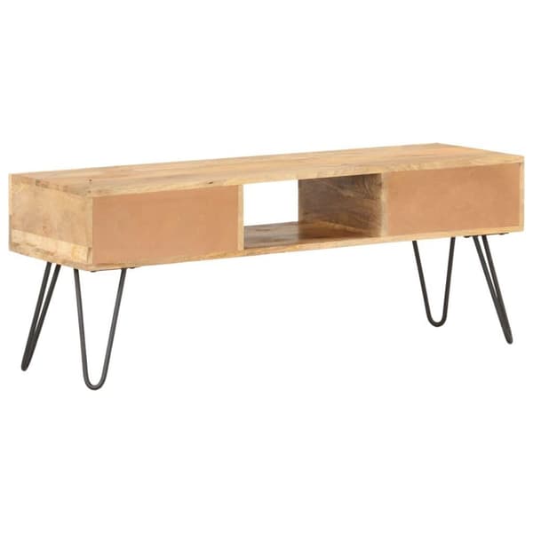 vidaXL tv-skab 120x35x45 cm massivt mangotræ