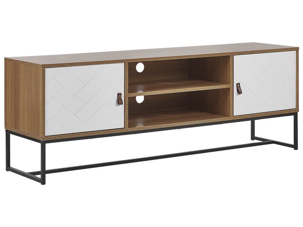TV-Bord Lys Træ/Hvid NUEVA