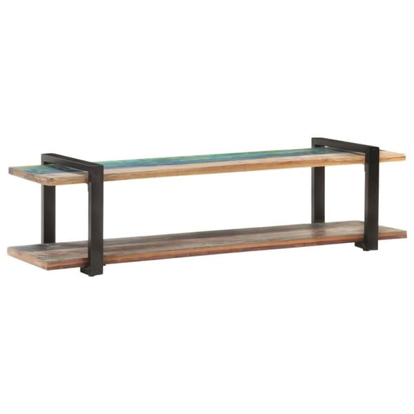 vidaXL TV-benk 160x40x40 cm gjenvunnet heltre