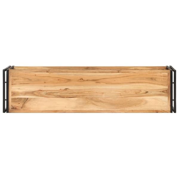 vidaXL TV-taso 120x30x40 cm täysi akaasiapuu