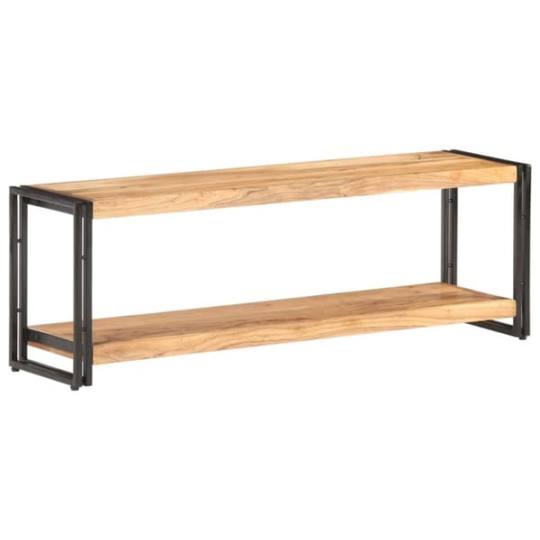 vidaXL TV-taso 120x30x40 cm täysi akaasiapuu