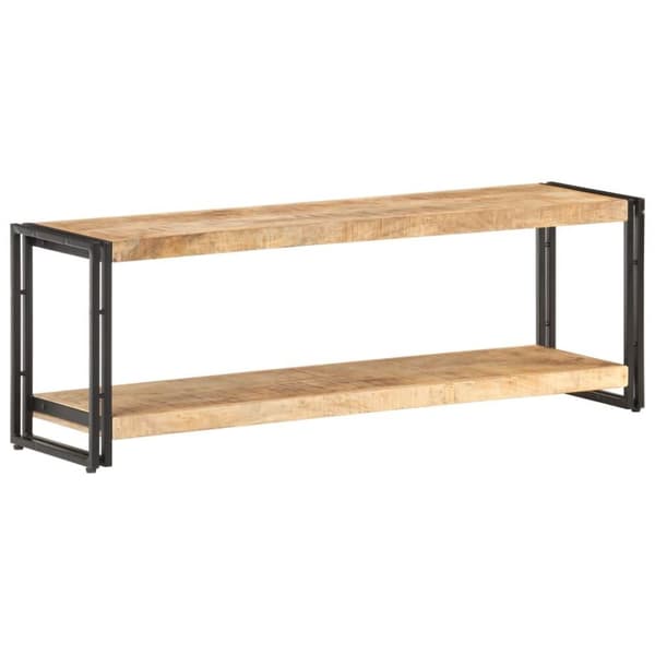 vidaXL TV-taso 120x30x40 cm karkea mangopuu