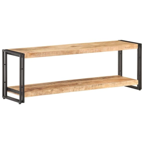 vidaXL TV-taso 120x30x40 cm karkea mangopuu