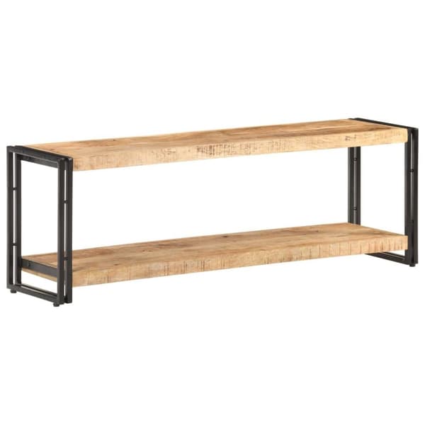 vidaXL TV-taso 120x30x40 cm karkea mangopuu