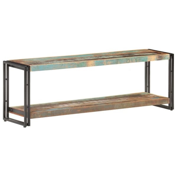 vidaXL TV-bänk 120x30x40 cm massivt återvunnet trä