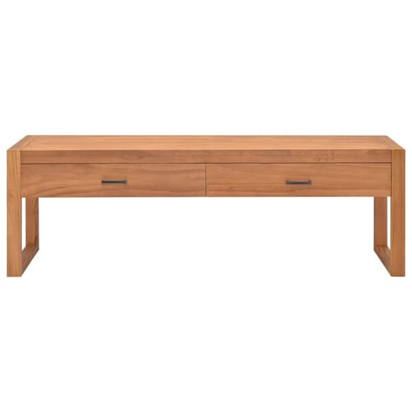 vidaXL TV-benk 140x40x45 cm teak