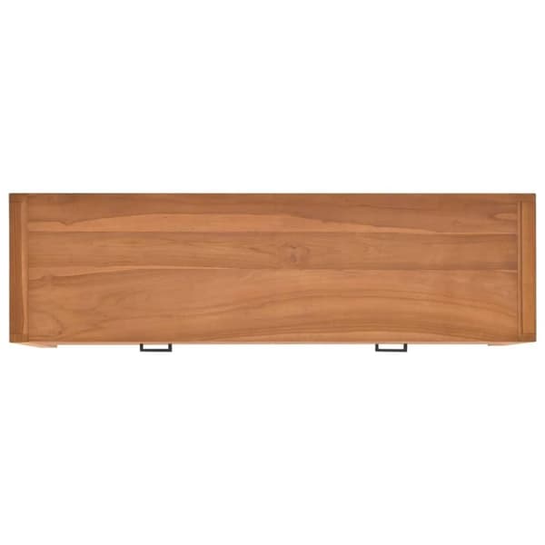 vidaXL TV-benk 140x40x45 cm teak