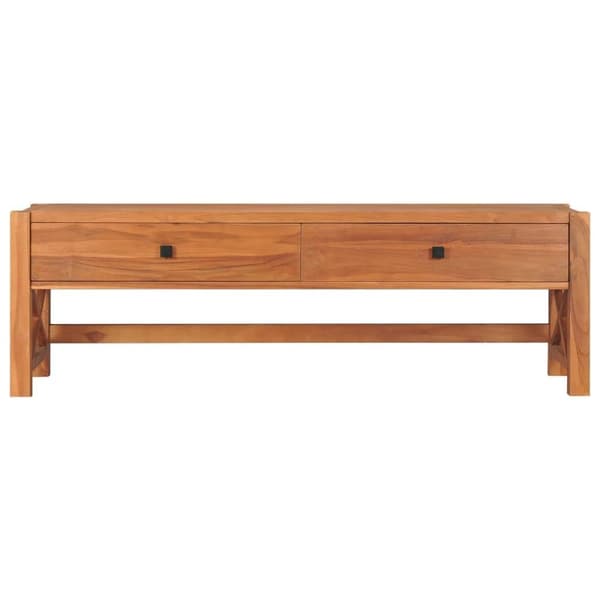 vidaXL TV-benk 140x40x45 cm teak