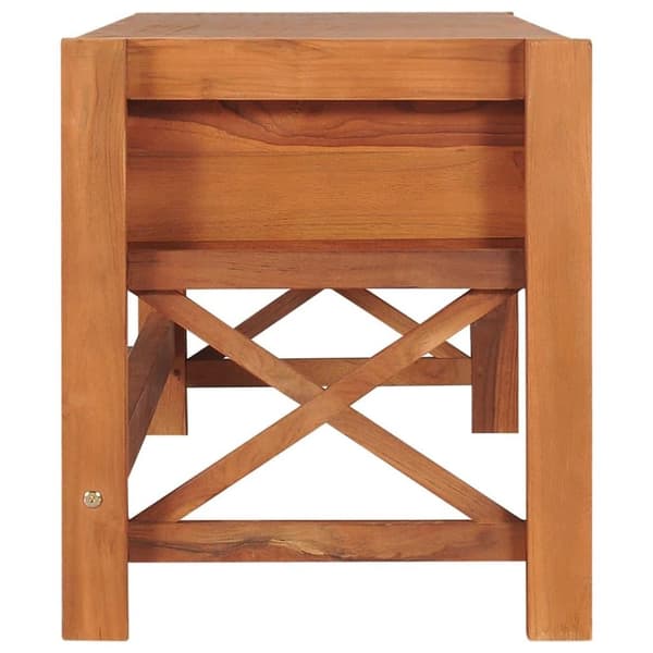 vidaXL TV-benk 140x40x45 cm teak