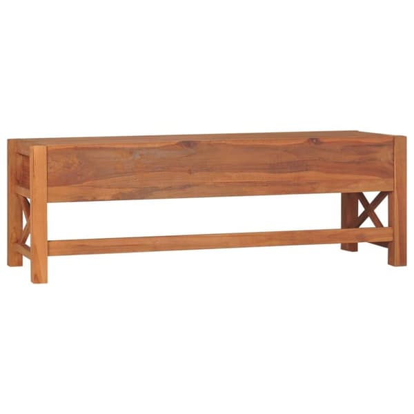 vidaXL TV-benk 140x40x45 cm teak