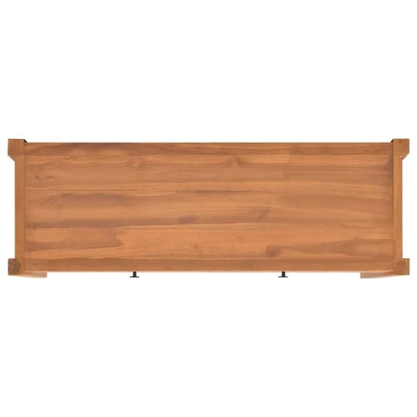 vidaXL TV-benk 140x40x45 cm teak