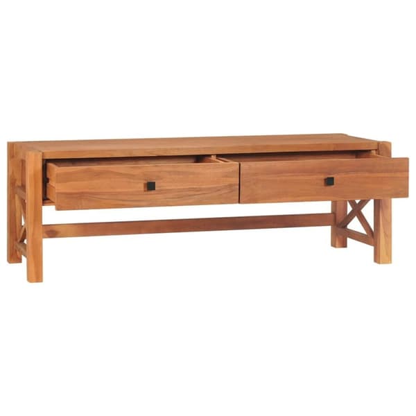 vidaXL TV-benk 140x40x45 cm teak