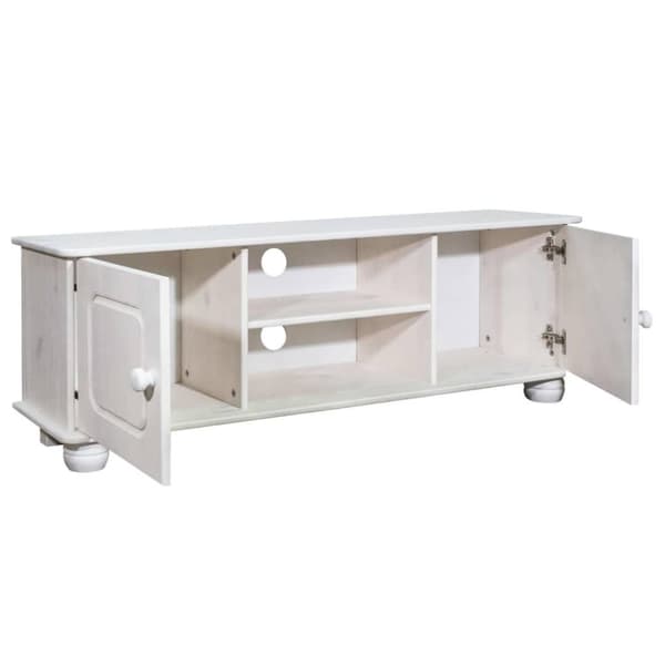 vidaXL tv-skab 115x29x40 cm massivt fyrretræ