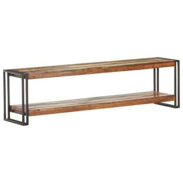 vidaXL TV-benk 150x30x40 cm gjennvunnet heltre