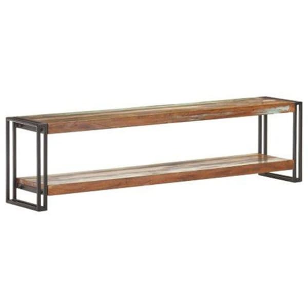 vidaXL tv-skab 150x30x40 cm massivt genbrugstræ