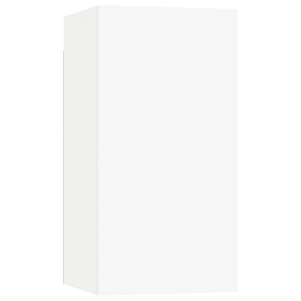 vidaXL TV-benk hvit 30,5x30x60 cm konstruert tre