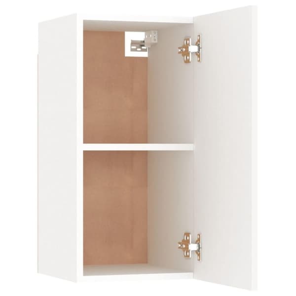 vidaXL TV-benk 2 stk hvit 30,5x30x60 cm konstruert tre