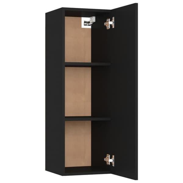 vidaXL TV-taso musta 30,5x30x90 cm lastulevy
