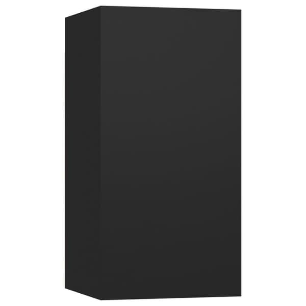 vidaXL TV-benk svart 30,5x30x60 cm konstruert tre