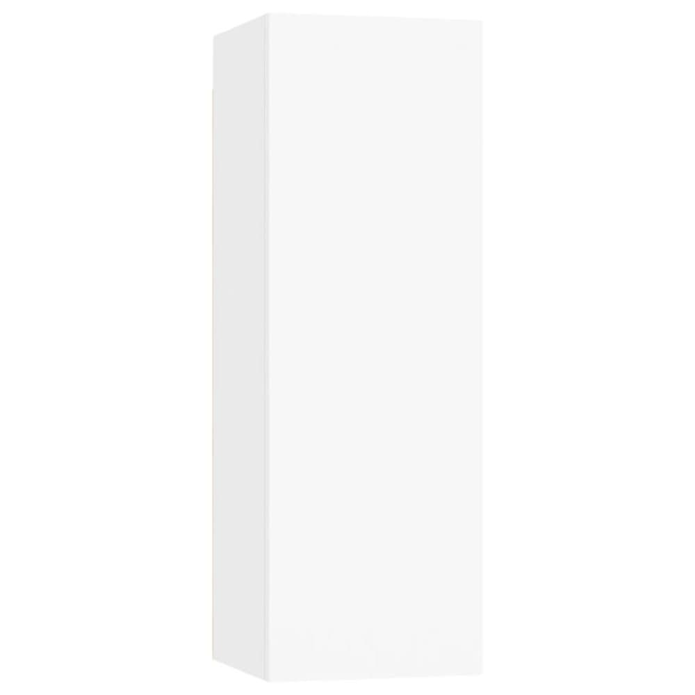 vidaXL TV-skåp vit 30,5x30x90 cm spånskiva