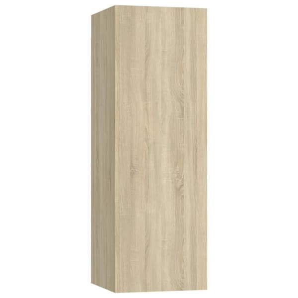 vidaXL tv-bord 30,5x30x90 cm konstrueret træ sonoma-eg