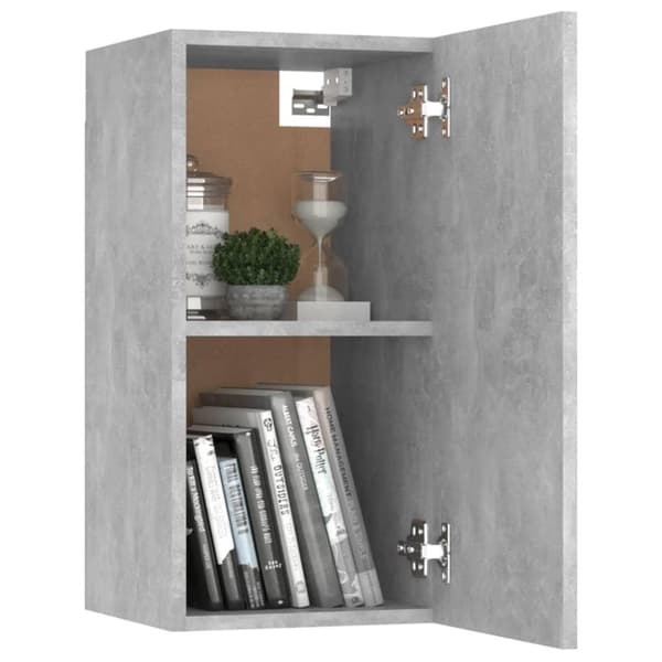 vidaXL tv-borde 2 stk. 30,5x30x60 cm konstrueret træ betongrå