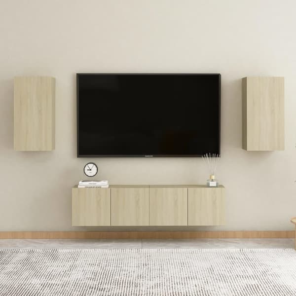vidaXL TV-skåp sonoma-ek 30,5x30x60 cm konstruerat trä