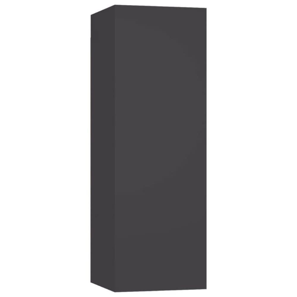 vidaXL TV-skåp grå 30,5x30x90 cm spånskiva