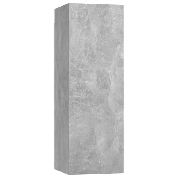 vidaXL tv-bord 30,5x30x90 cm konstrueret træ betongrå