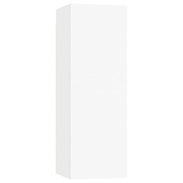 vidaXL TV-skåp 2 st vit 30,5x30x90 cm konstruerat trä
