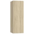 Miniatyrbilde 8 av 11: vidaXL TV-benker 2 stk sonoma eik 30,5x30x90 cm sponplate