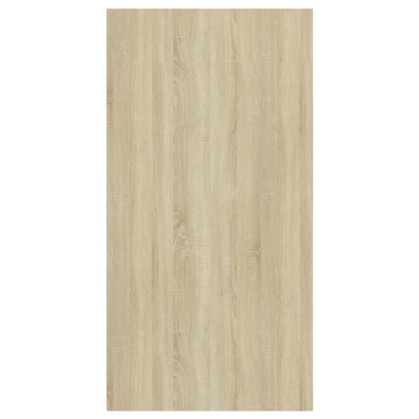 vidaXL Vegghengt TV-benk sonoma eik 37x37x72 cm sponplate