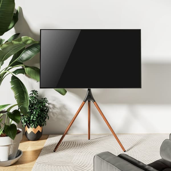 Alterzone Trio gulvstativ til 45"-65" TV, valnødbrun