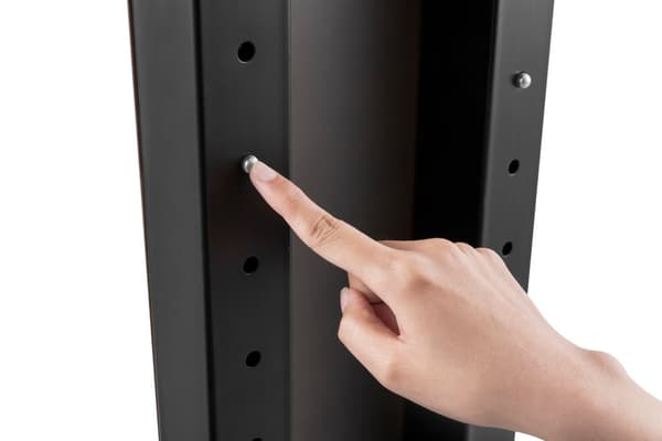 Alterzone Slim 7s gulvstativ med hylde til 37"-70" TV, sort