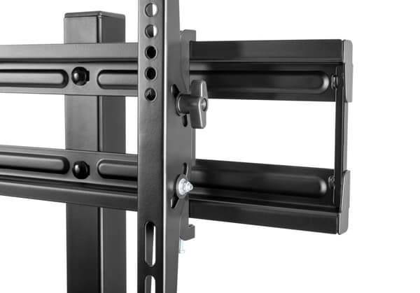 Alterzone Slim 7s gulvstativ med hylde til 37"-70" TV, sort