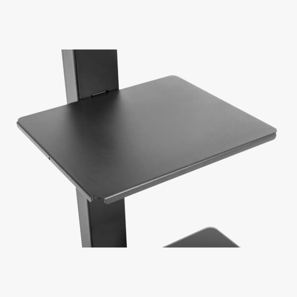 Alterzone Slim 7g gulvstativ med glasfod til 37"-70" TV, sort