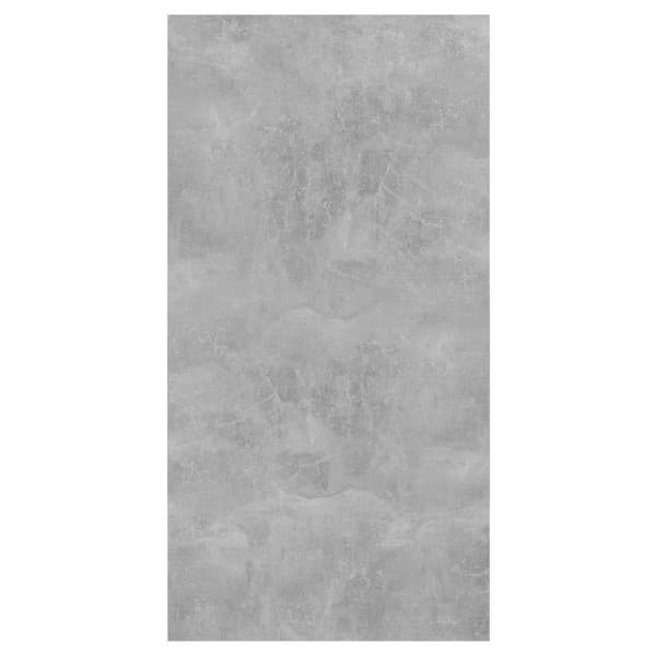 vidaXL Seinäkiinnitettävä TV-taso betoninharm 37x37x72 cm tekninen puu