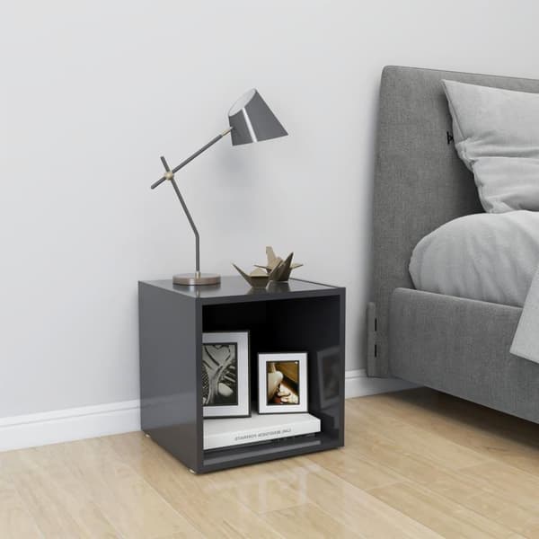 vidaXL tv-skab 37x35x37 cm spånplade grå