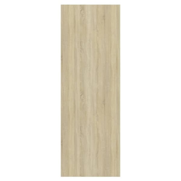 vidaXL Vegghengt TV-benk sonoma eik 37x37x107 cm konstruert tre