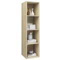 Miniatyrbillede 3 af 10: vidaXL væghængt tv-skab 37x37x142,5 cm konstrueret træ sonoma-eg