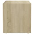 Miniatyrbilde 7 av 10: vidaXL TV-benker 2 stk sonoma eik 37x35x37 cm sponplate